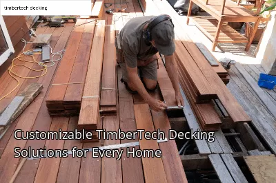 Customizable TimberTech Decking Solutions for Every Home Customizable TimberTech Decking Solutions for Every Home