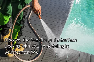 Discover the Benefits of TimberTech Decking with S&E Remodeling in Southcenter, WA Discover the Benefits of TimberTech Decking with S&E Remodeling in Southcenter, WA