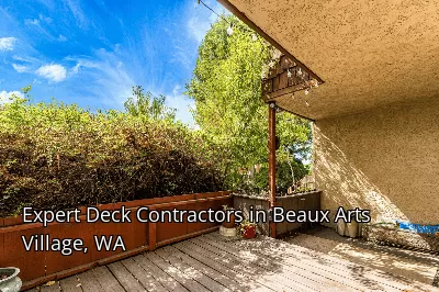 Expert Deck Contractors in Beaux Arts Village, WA Expert Deck Contractors in Beaux Arts Village, WA