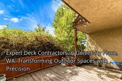 Expert Deck Contractors in University Place, WA: Transforming Outdoor Spaces with Precision Expert Deck Contractors in University Place, WA: Transforming Outdoor Spaces with Precision