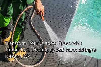 Transform Your Outdoor Space with TimberTech Decking by S&E Remodeling in DuPont, WA Transform Your Outdoor Space with TimberTech Decking by S&E Remodeling in DuPont, WA