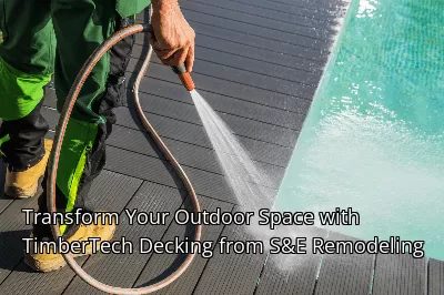 Transform Your Outdoor Space with TimberTech Decking from S&E Remodeling Transform Your Outdoor Space with TimberTech Decking from S&E Remodeling
