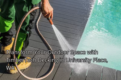 Transform Your Outdoor Space with TimberTech Decking in University Place, WA Transform Your Outdoor Space with TimberTech Decking in University Place, WA