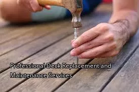 Professional Deck Replacement and Maintenance Services