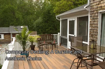 Composite Decking: A Durable and Aesthetic Choice