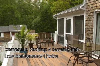 Composite Decking: A Durable and Low-Maintenance Choice