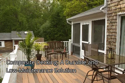 Composite Decking: A Durable and Low-Maintenance Solution