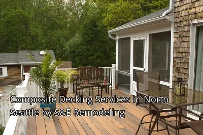 Composite Decking Services in North Seattle by S&E Remodeling
