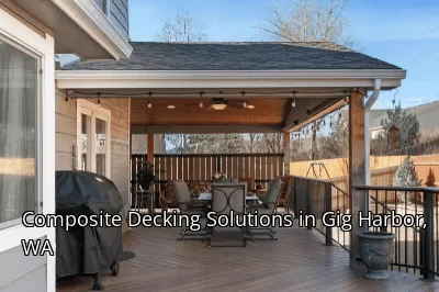 Composite Decking Solutions in Gig Harbor, WA