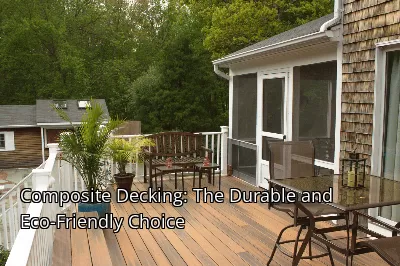 Composite Decking: The Durable and Eco-Friendly Choice