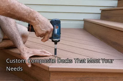 Custom Composite Decks That Meet Your Needs