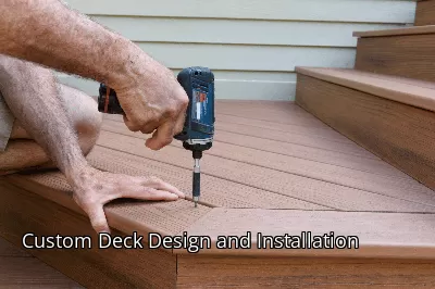 Custom Deck Design and Installation