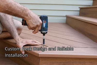 Custom Deck Design and Reliable Installation