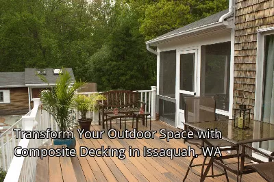 Transform Your Outdoor Space with Composite Decking in Issaquah, WA