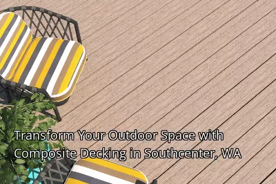 Transform Your Outdoor Space with Composite Decking in Southcenter, WA