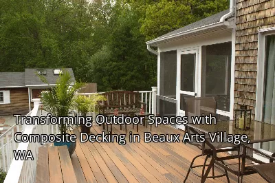 Transforming Outdoor Spaces with Composite Decking in Beaux Arts Village, WA