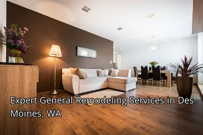 Expert General Remodeling Services in Des Moines, WA