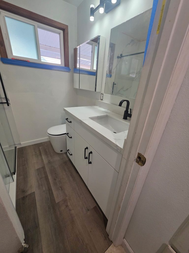 Mercer Island Small Bathroom Remodel