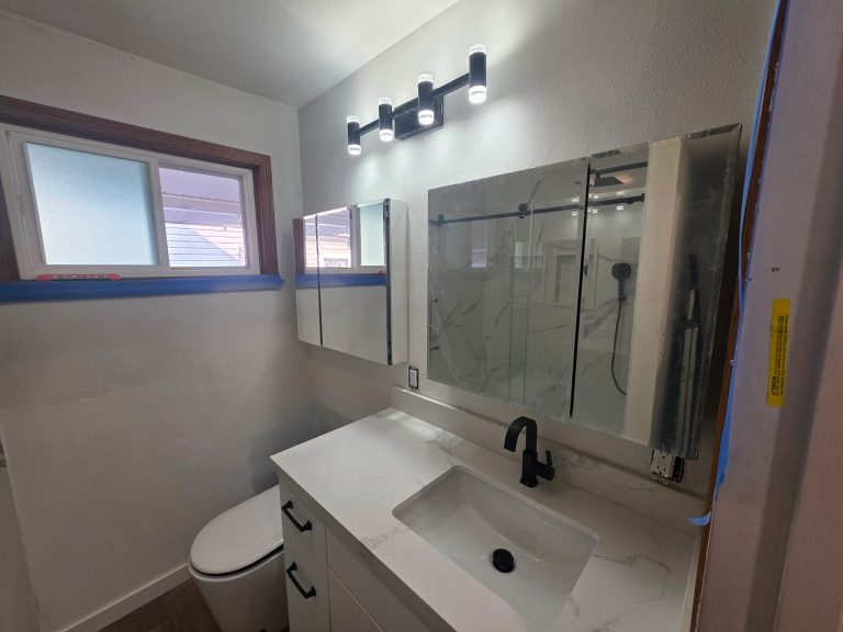 Mercer Island Small Bathroom Remodel