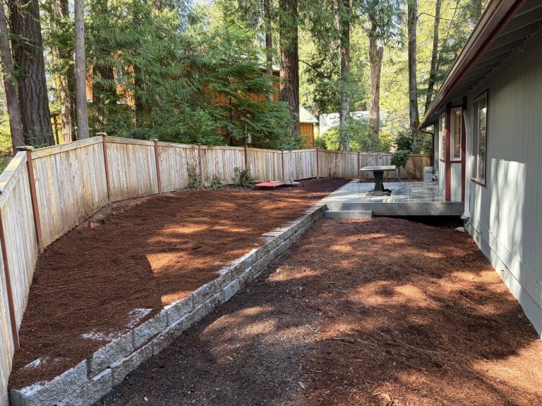 Kenmore Deck Build and Backyard Landscaping