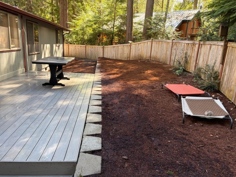 Kenmore Deck Build and Backyard Landscaping